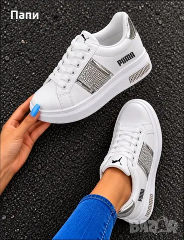Дамски маратонки Puma с камъчета 