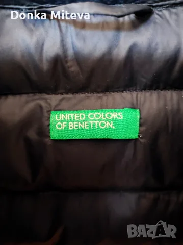 яке с пух  Benetton размер 48 , снимка 4 - Якета - 56657828