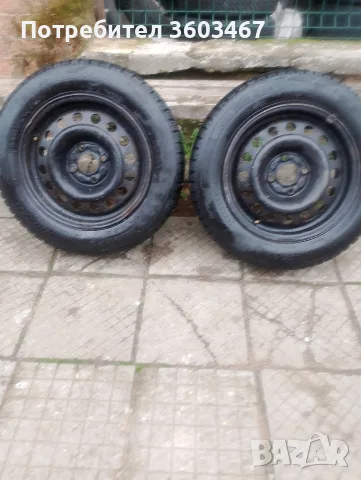 зимни гуми със железни джанти 
