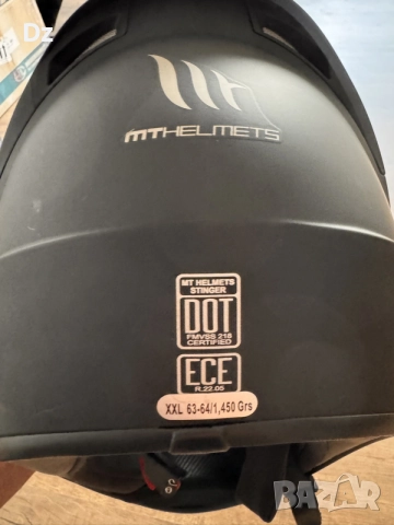 Мото каска MT Helmets Stinger, снимка 5 - Аксесоари и консумативи - 56612397