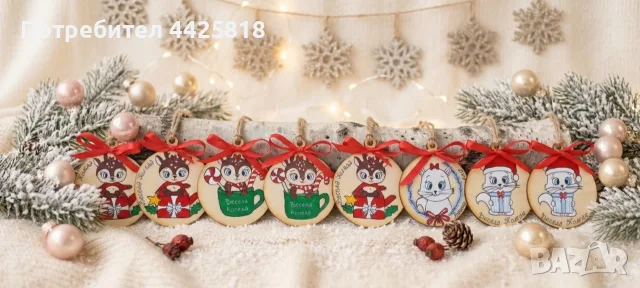 Коледни играчки , снимка 2 - Декорация за дома - 56687451