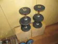 Гумирани дъмбели /гири, снимка 1