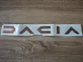бронзов надпис Дачия Dacia нов стил, снимка 4