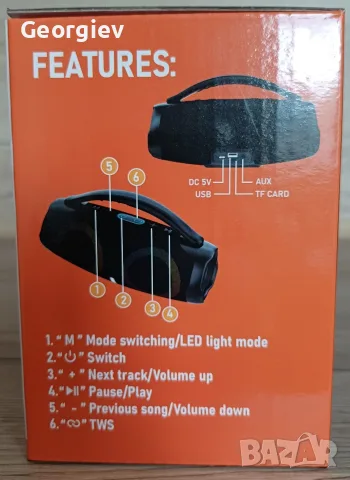 Нова преносима колонка. , снимка 3 - Bluetooth тонколони - 56657451