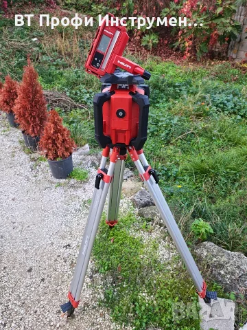 НОВО - 2025 - Hilti PR 4 - 22 / Nuron + Hilti PUA 25 - Хоризонтален ротационен лазер