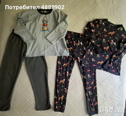 Лот от два броя почти нови детски пижами - размер 158-164 см