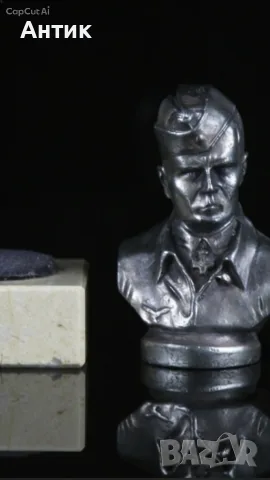 Бюст. Статуетка. Фигурка. Пилот на Луфтвафе., снимка 5 - Колекции - 56677509