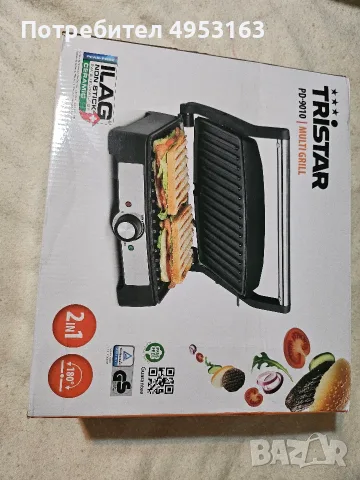 Многофункционален грил Tristar PD-9010 Multi Grill.

• Светлинен поток: 1500