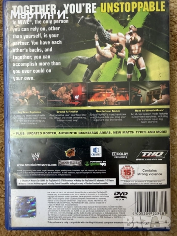 WWE Smackdown vs Raw 2007 и 2009, снимка 5 - Игри за PlayStation - 56576709