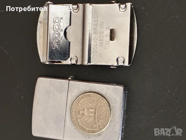 Navy Zippo 1964-65 и катарама колан, снимка 3 - Колекции - 56661328
