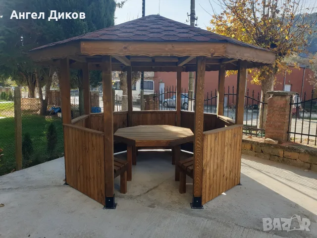 Беседки, къщички и навеси., снимка 11 - Градински мебели, декорация  - 56744147