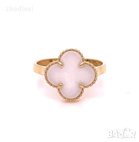 Златен дамски пръстен Van Cleef 2,53гр. размер:56 14кр. проба:585 модел:357-3