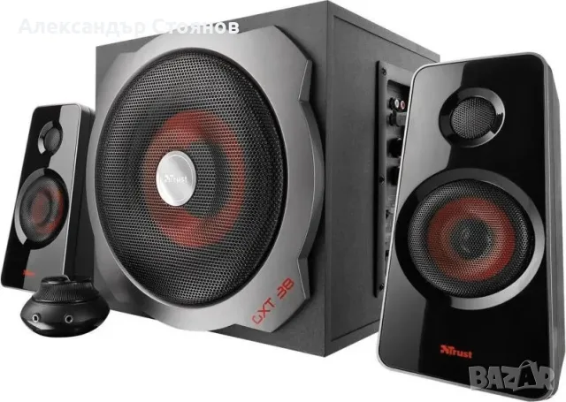 Trust GXT 38 Tytan 2.1 – Мощна аудиосистема със субуфер – 60W RMS