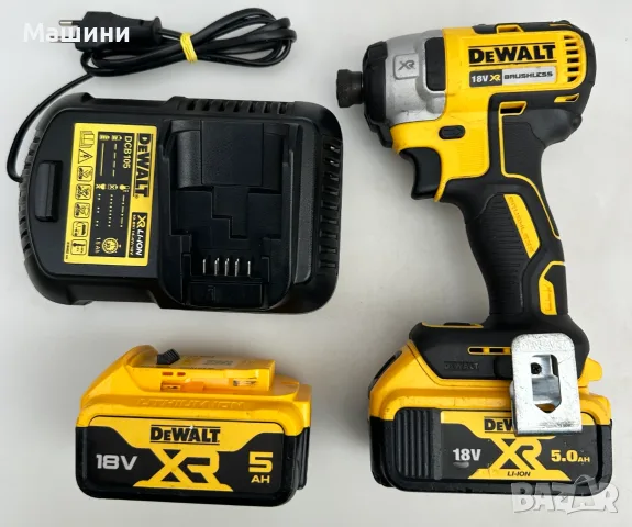 DeWALT DCF887 - Безчетков ударен импакт 2x18V 5.0Ah 205Nm