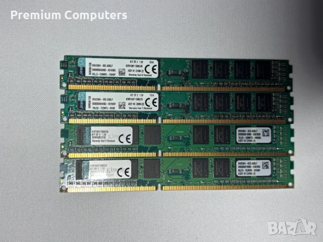 RAM памет DDR3 Kingston 16GB (4x4GB) DDR3 1600MHz - Тествана
