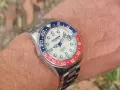 БАРТЕР! Оригинален Aragon Automatic Dive Master Full lume dial Pepsi bezel 40mm., снимка 4