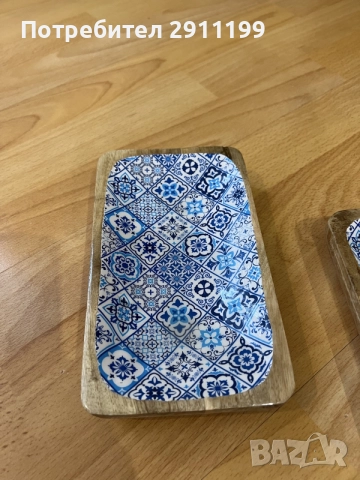 Дървена купа, 2бр, снимка 3 - Декорация за дома - 56681283