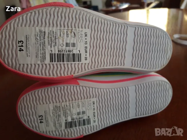 нови кецове Marks & Spencers, 28ми номер, снимка 4 - Детски гуменки - 56611966