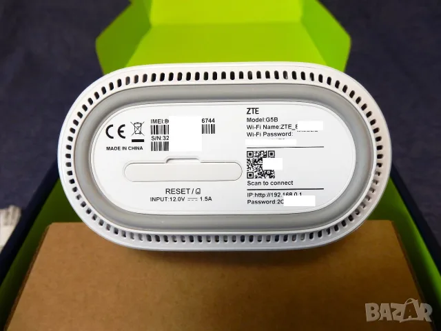 5G рутер ZTE G5B, снимка 2 - Рутери - 56582826