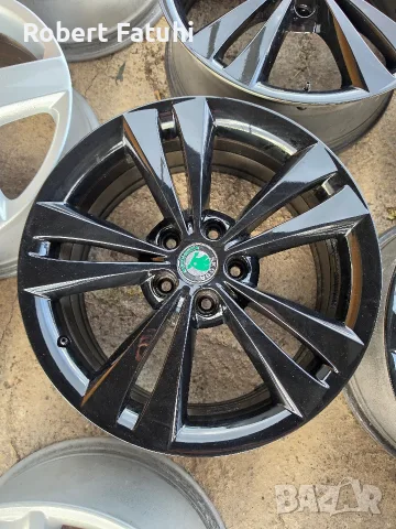Skoda 18" 5x112 7.5J ET51, снимка 3 - Гуми и джанти - 56628310