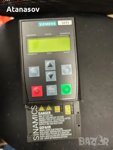 Честотен регулатор(инвертор) Siemens 3кW/400в, снимка 3 - Други машини и части - 56624747