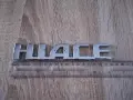 сребрист надпис Toyota Hiace, снимка 2