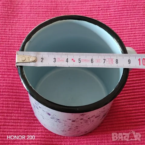 Метално, емайлирано канче. , снимка 7 - Чаши - 56600165