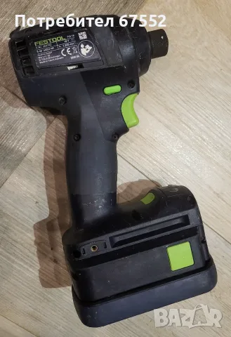 Импакт Festool TID18 с батерия 5.2Ah, снимка 2 - Винтоверти - 56616179