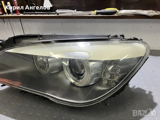Ляв фар Dynamic за BMW F01 (преди фейс), снимка 4 - Части - 56639537