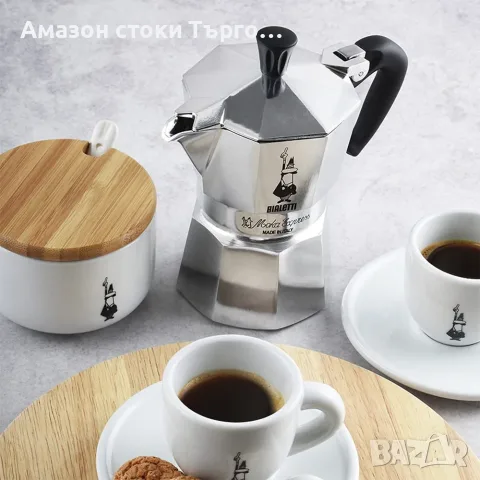 Кафеварка Bialetti Moka Express за 3 чаши еспресо, снимка 2 - Кафемашини - 56561147