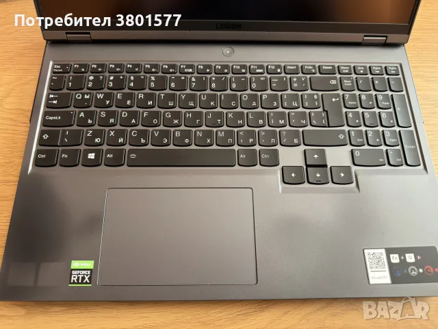 Lenovo legion 5 pro 16ACH6H, снимка 5 - Лаптопи за игри - 56583045