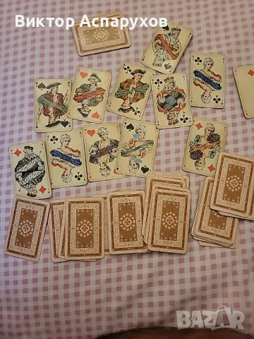 Оригинални карти рококо ГДР, снимка 5 - Карти за игра - 56644756