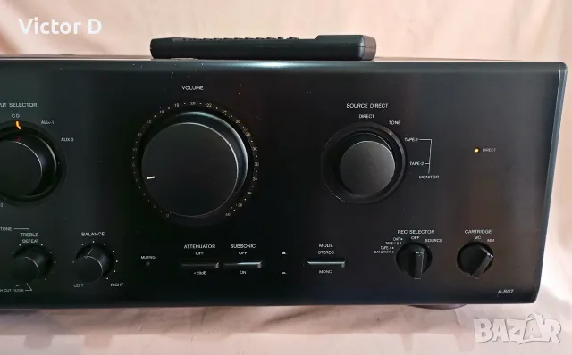 ONKYO Integra A-807 - Усилвател , снимка 5 - Ресийвъри, усилватели, смесителни пултове - 56614642