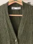 Дълга зелена жилетка Zara , снимка 3