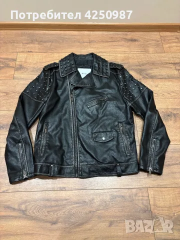 Мъжко кожено яке Bershka