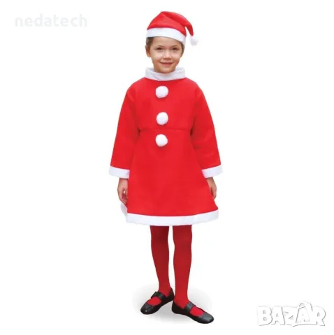 Детски коледен костюм за момичета ( 6-8 years)