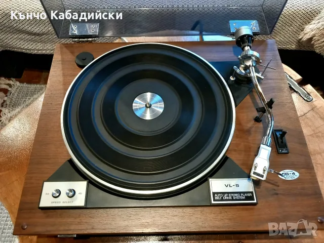 Грамофон JVC vl - 5, снимка 6 - Грамофони - 56621663