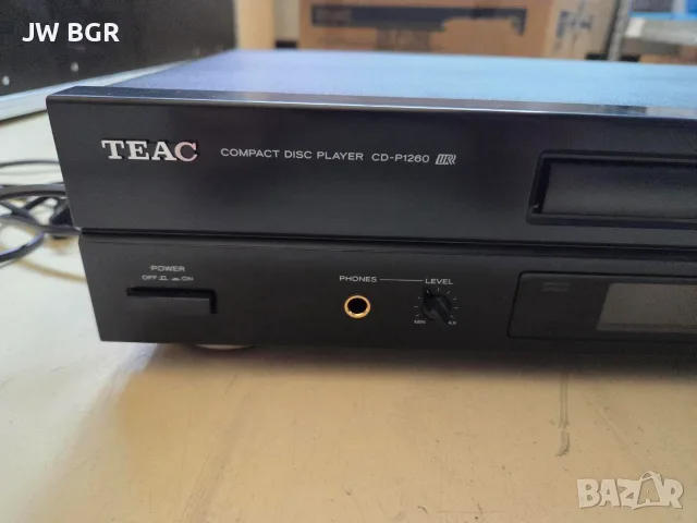 CD плейър с дистанционно управление: TEAC CD-P1260, снимка 3 - Други - 56564403
