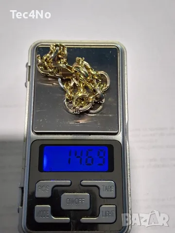 Златна Гривна 14к- 14,69гр., снимка 4 - Гривни - 56570036
