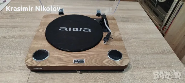 Грамофон Aiwa GBTUR-120 MK II Bluetooth, Radio, USB, SD. 