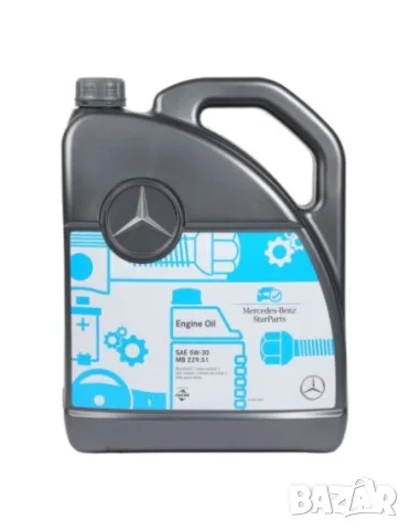 Моторно масло MERCEDES 5W-30 MB 229.51 5 л