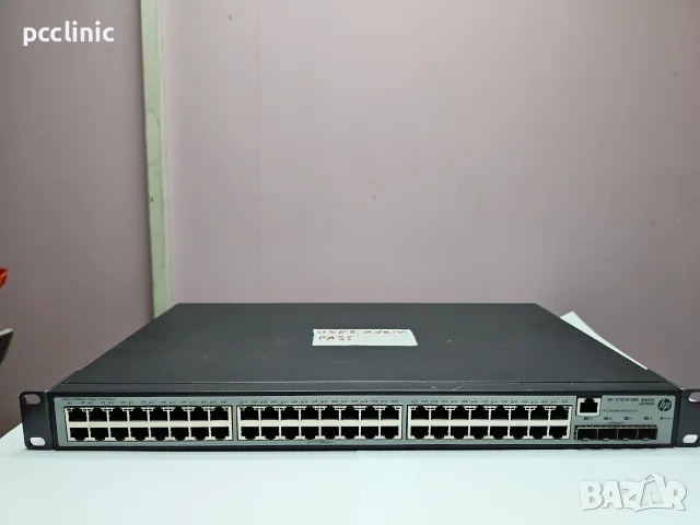 Управляем суич HP V1910-48G (JE009A) | 48x Gigabit LAN / 4x SFP / Уеб управление