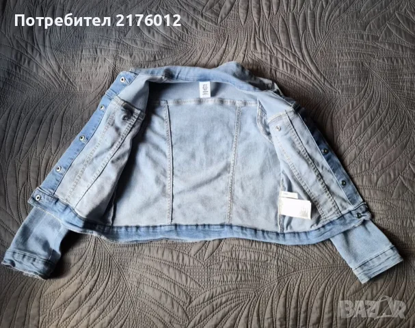 Дънково яке за момиче рр128, снимка 2 - Детски якета и елеци - 56556609