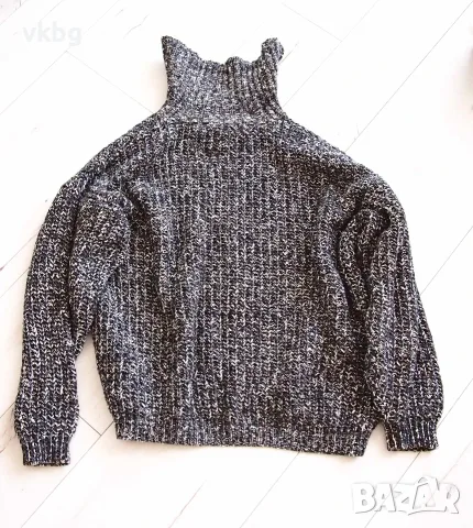 Oversize плетена мъжка блуза размер L. , снимка 3 - Блузи - 56592250