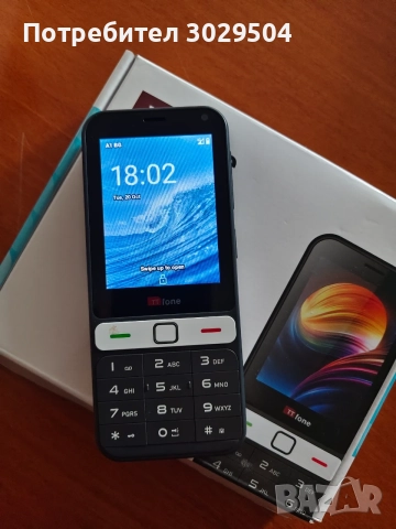 Телефон (с Андроид) TTfone 280, снимка 2 - Телефони с две сим карти - 56614446