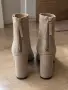 Бежови велурени боти , снимка 1