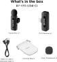 BOYA BY-V10 USB-C безжичен лавалиер микрофон за iPhone 16/15 Android, смартфон Type-C, снимка 8
