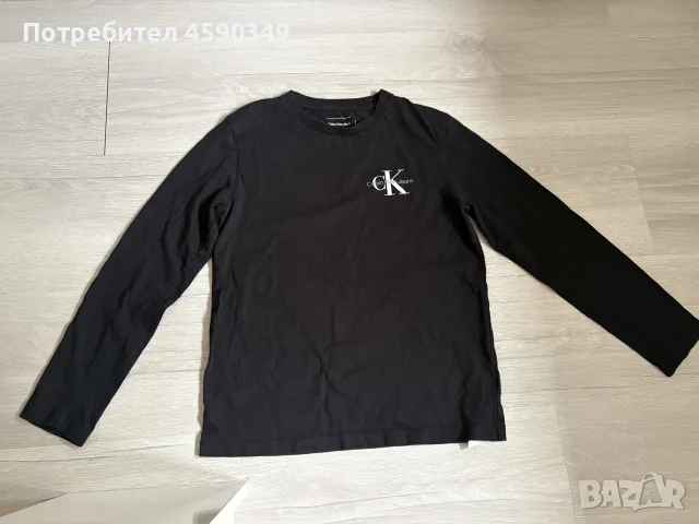 Оригинална детска блуза с дълъг ръкав Calvin Klein , снимка 2 - Детски Блузи и туники - 56705580