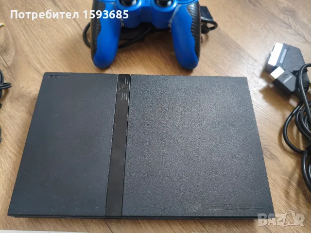 Хакнат Playstation 2 Slim - пълен комплект , снимка 4 - PlayStation конзоли - 56661730