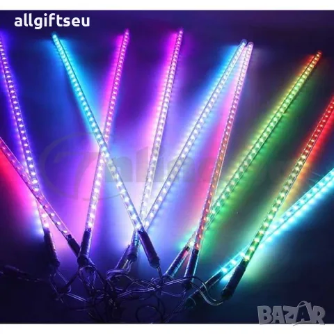LED Висулки "Падащ сняг" Multicolor, снимка 4 - Лед осветление - 56678183